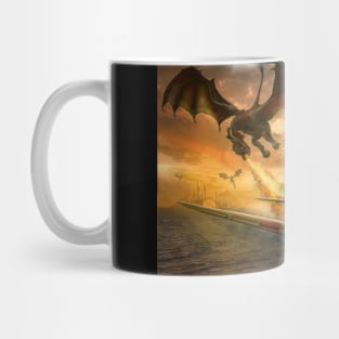 Battle of Britain versus Dragons Air Combat Mug